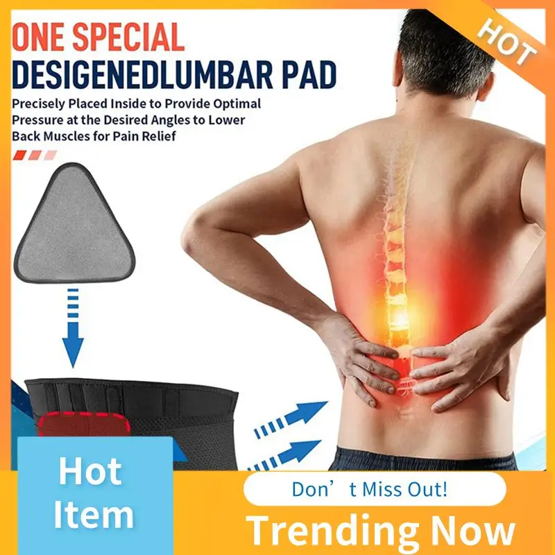 

CMHI-Back Brace For Lower Back Pain, Back Support Belt For Women & Men, Breathable Lower Back Brace With Lumbar Pad(XL) Easy Ins