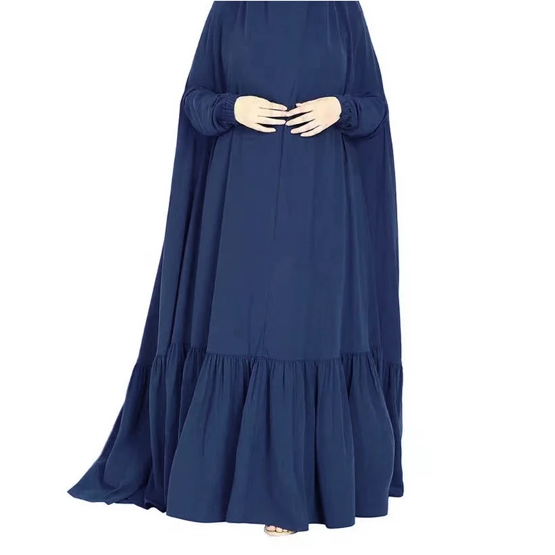 Overhead Abayas for Women Turkey Robe Muslim Prayer Garment Eid Ramadan Islamic Clothing Traditional Abayas Abaya Dubai Kaftan