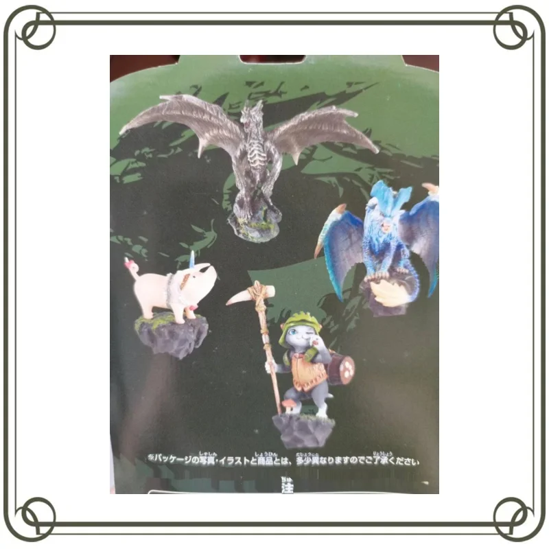 Middle Antiquities CAPCOMMonster Hunter TRI Kylin Pig Felyne Kushala Daora Frost Wyrm Action Figures Model Kids Toy