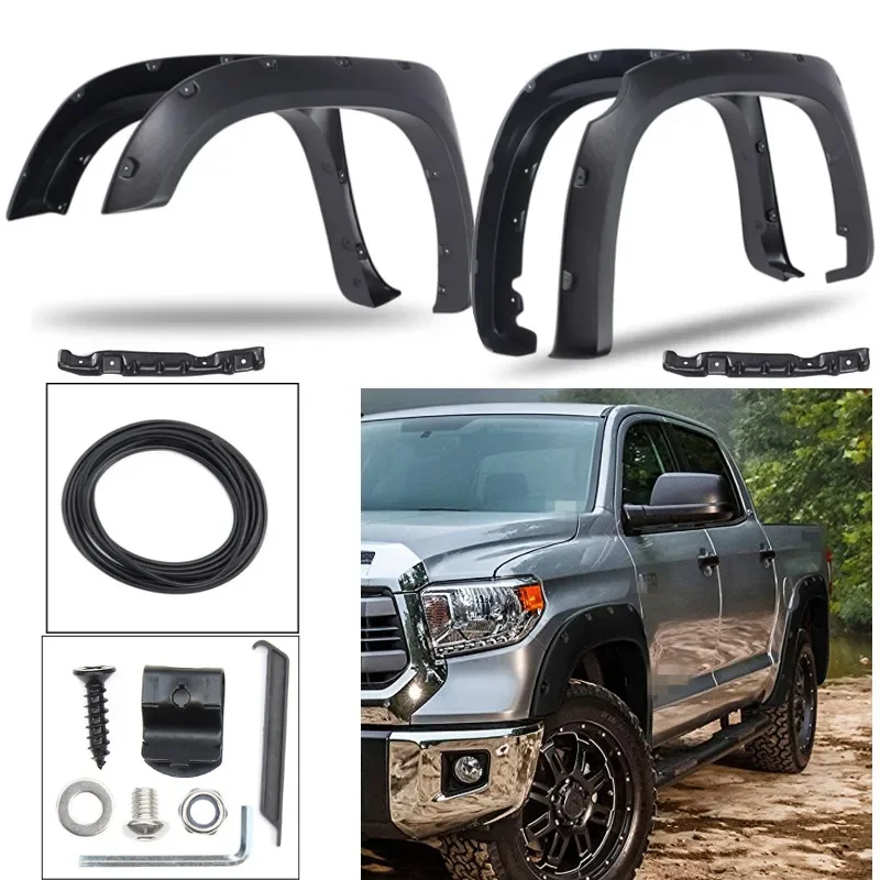 

Tundra Mudguards Wheel Arch Fender Flares Body Kit For Toyota Tundra 2014-2017 Splash Guard Mud Flap Car Accessories