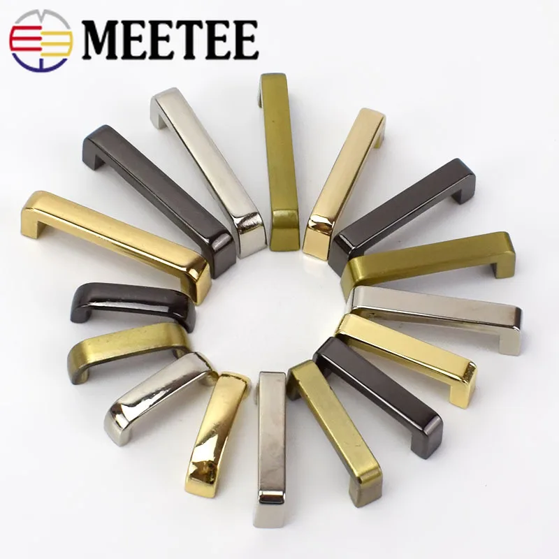 

30pcs Meetee 20-38mm Metal Bag Buckles Arch Bridge Hanging Hooks Screw Connector for Bags Strap DIY Leather Crafts Accessories