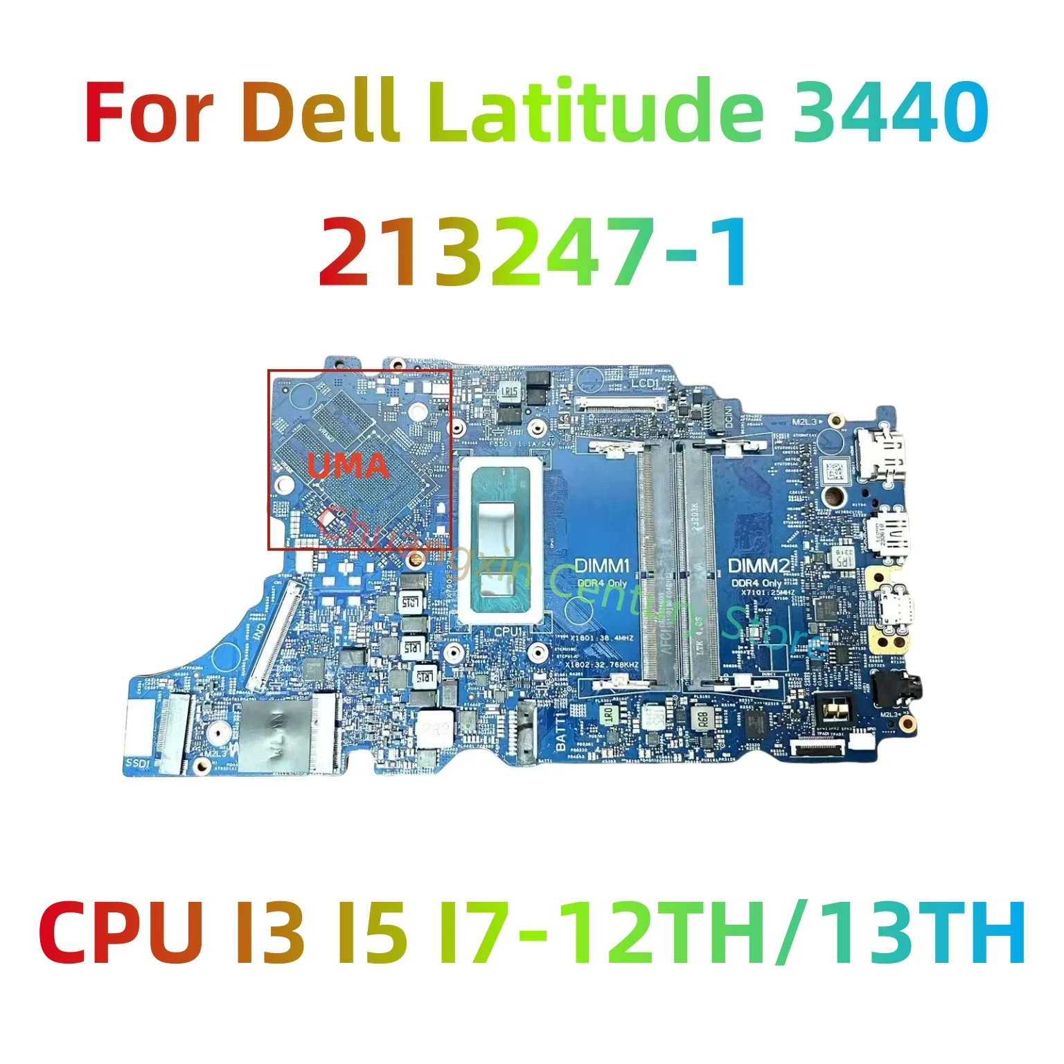

Материнская плата 213247-1 подходит для ноутбука DELL Latitude 3440 3540, процессор I3 I5 I7-12TH/13TH UMA, 100% тест, нормальный