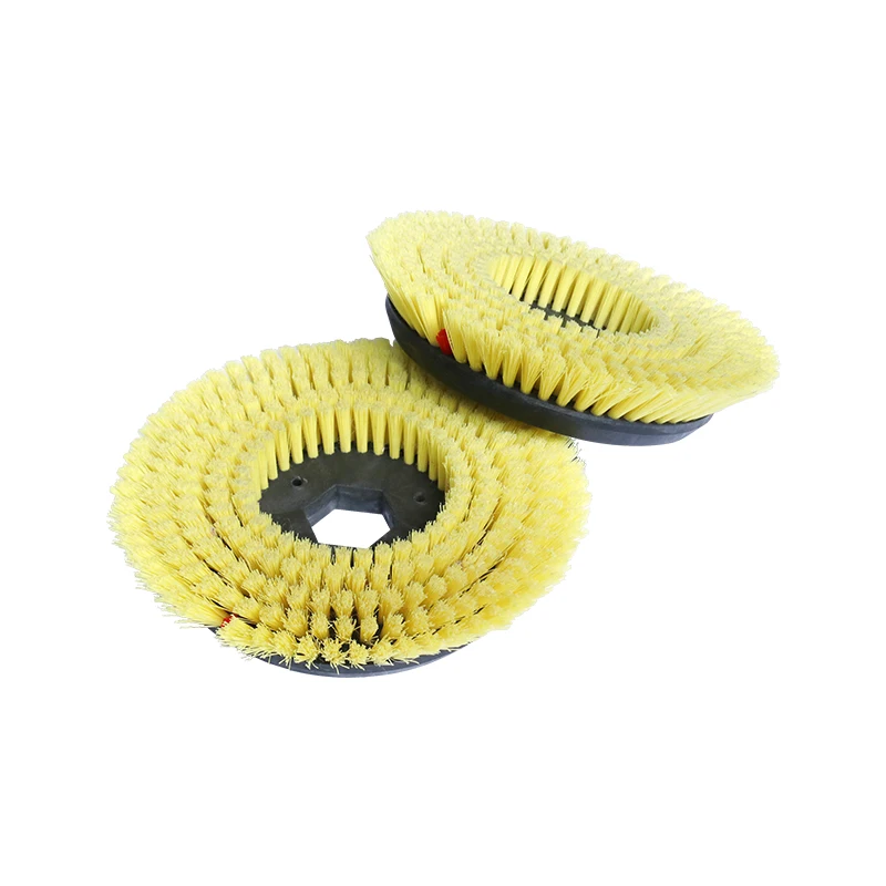 Draagbare, op batterijen werkende twee borstels, dubbele kop vloerschrobmachine, kleine commerciële loopdroger voor vloerreiniging