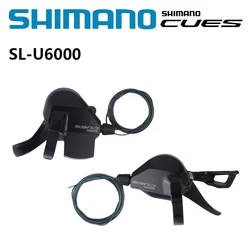 SHIMANO CUES SL-U6000 RAPIDFIRE PLUS Shift Lever For Mountain Bike 2s/10s/11s/2x10s/2x11s With Window/No Window Original Shimano