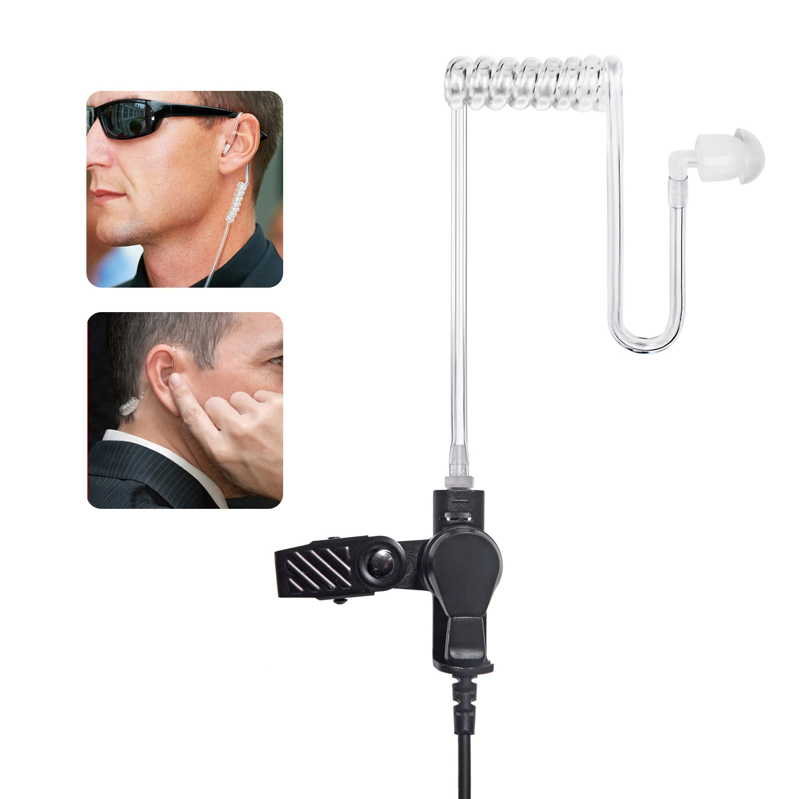 APX 6000 Earpiece with PTT XPR 7550e Headset Compatible for Motorola Radios APX 8000/7000/4000 XPR 7350e/7580e/7380e/7550/7350 - view 5