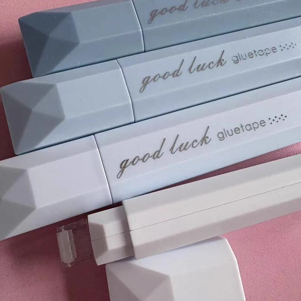 4Pcs/1set 그라디언트 대용량 양면 디스펜스 펜 스크랩북 및 DIY 사무실에 적합한 원활한 접착제