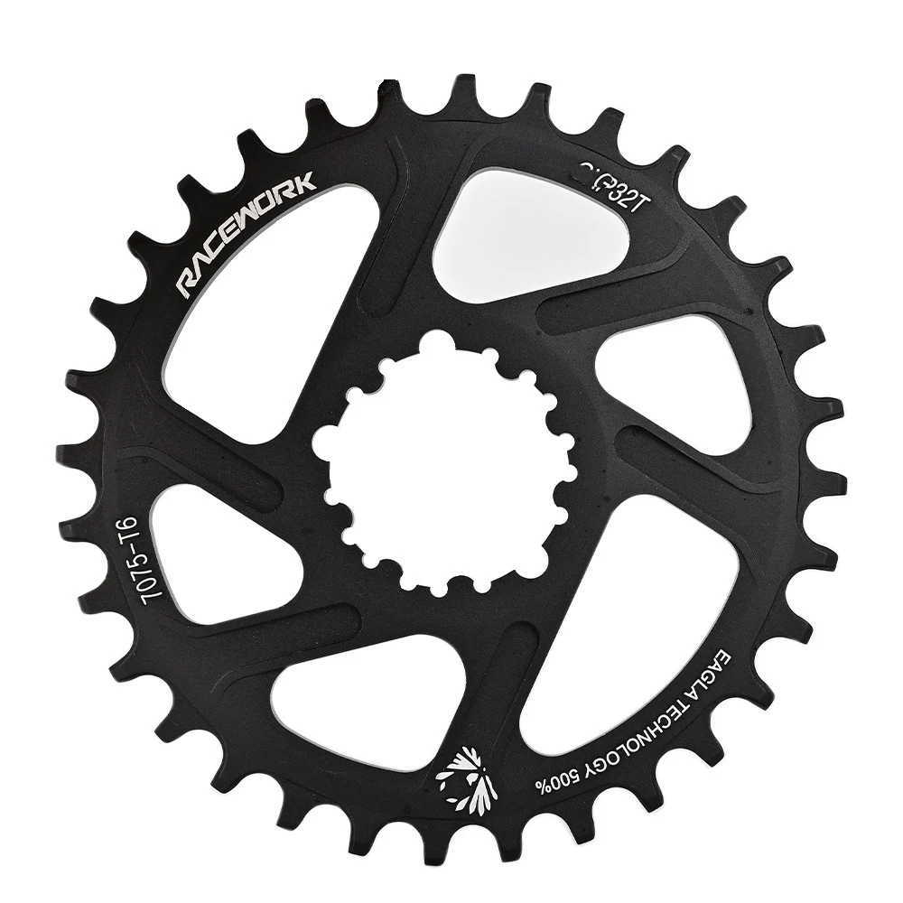 RACEWORK MTB 3/6mm Offset Kettenblatt Narrow Wide Mountainbike Kettenrad 32T 34T 36T 38T Krone für SRAM GXP NX 3-Loch Kurbelgarnitur – Detail 6