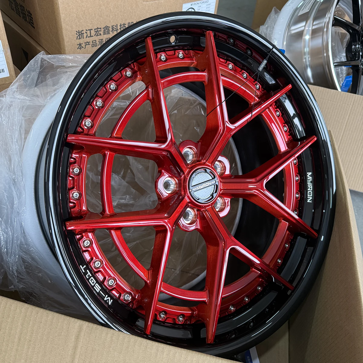 

High-End Two-Piece Forged Alloy Car Wheels 18,19,20,21,22,23 Inches Various Hole Spacings 5*108 5*114.3 5*120 5*112