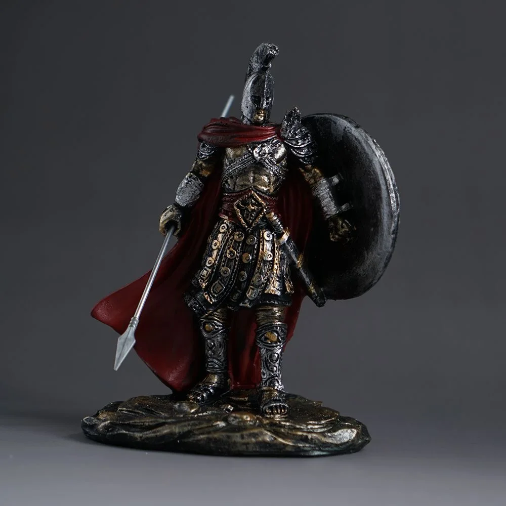 Ancient Rome Sparta Hero Figure Figurines Ornament War God Spartacus Vintage Home Decoration Accessories Warrior Micromodel