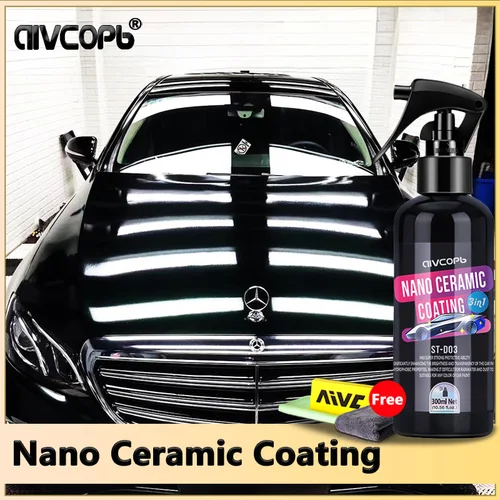 Imagen 1 del producto Revestimiento cerámico 3 en 1 para coche, Nano revestimiento cerámico, Nano Spray para automóvil, reparación de arañazos, compuesto para el cuerpo, reparación de arañazos