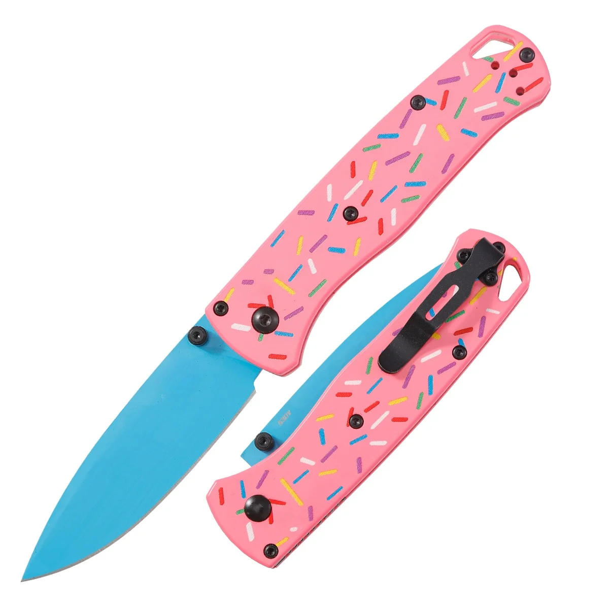 BM535 Bugout دونات الوردي الألومنيوم تحمل سكين قابل للطي