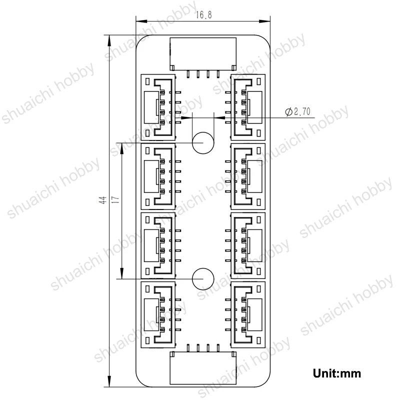 1PCS UAVCAN/DroneCAN Hub Uitbreidingskaart PX4 Centrale Board Compatibel met Pixhawk & Ardupilot Flight Controller voor robot DIY