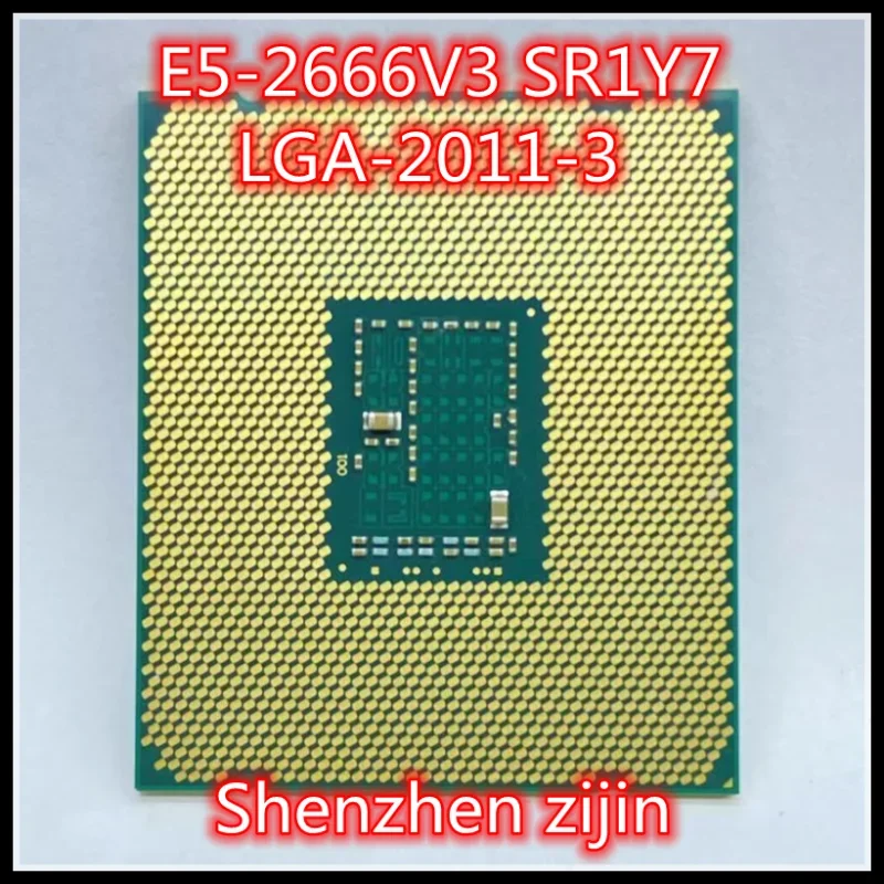 E5-2666V3 E5 2666v3 E5 2666 v3 SR1Y7 2.9 GHz Ten-Core Twenty-Thread CPU Processor 25M 135W LGA 2011-3