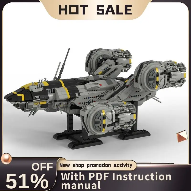 

Новинка, 9300 шт., популярная серия космических технологий, Moc Prometheus, модель звездного корабля, строительный блок, креативные идеи «сделай сам», детская игрушка, подарок на день рождения