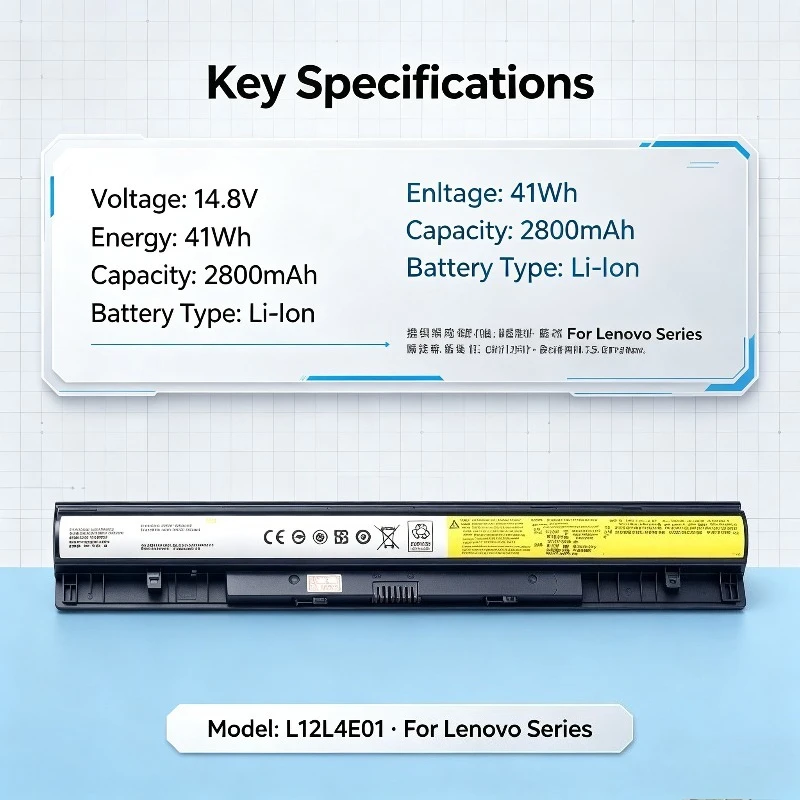 Laptop Replacement Battery for Lenovo G40 G50‑30‑45‑70‑75M‑80 Z40‑70 G400S,Brand New Notebook Battery for Laptop Replacement