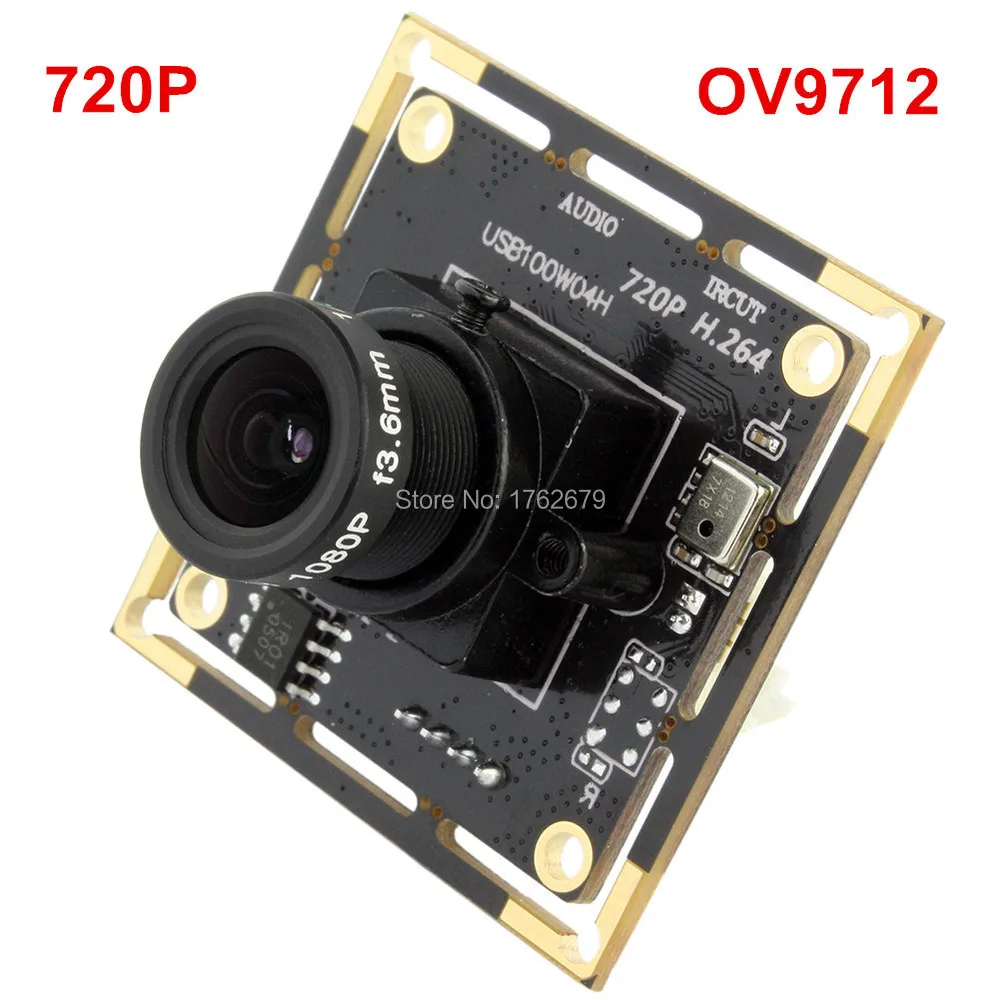 1280*720 H.264 USB2.0 Camera Module CMOS Mini USB Endoscope Camera With Microphone For Computer PC Desktop Laptop