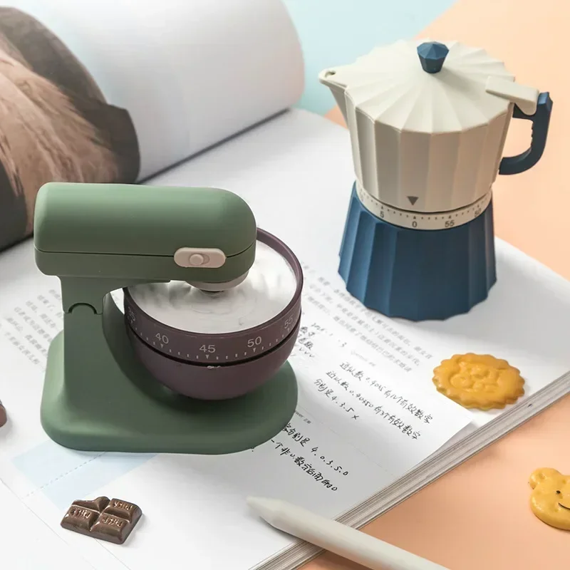 الموقت المطبخ Mechnical الكرتون الطبخ ABS دليل عداد ساعة دعم اليوغا الرياضة دراسة الوقت تذكير أدوات المطبخ مطعم #4