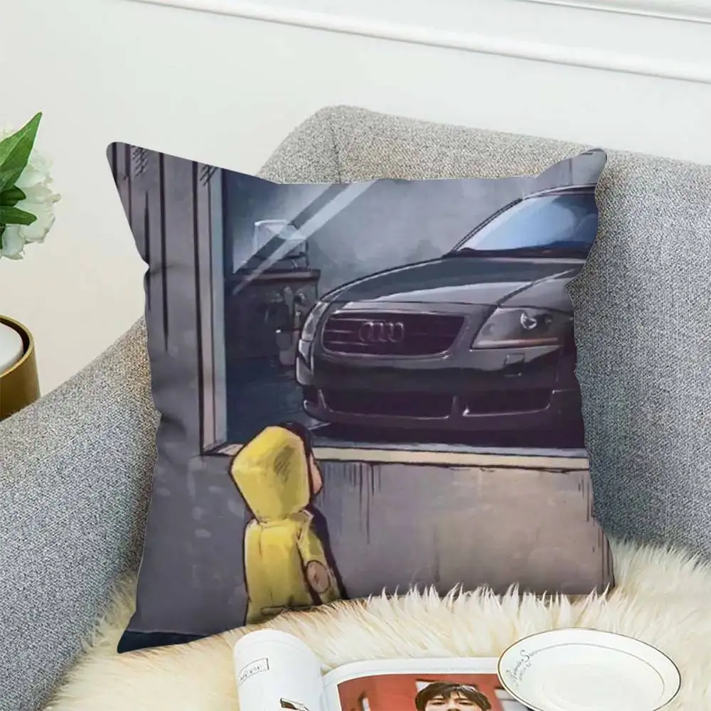 

Boy Dream Car Pillow Case Double-Sided Printing Cushion Cover 45x45 Decorative Cushions Sofa Home Decor Soft Pillowcase