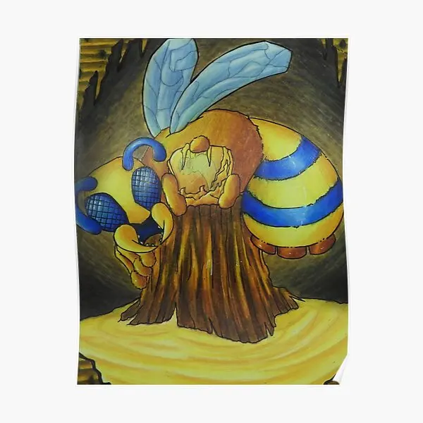 Queen Bee Terraria  Poster Funny Vintage Painting Home Wall Picture Mural Decor Decoration Modern Room Art Print No Frame