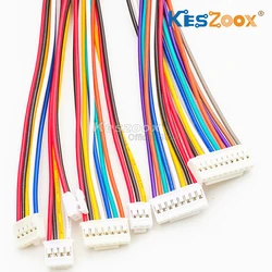 Keszoox JST 2mm HY2.0 Wire Cable Connector 2-10P with Length of 10-80cm Premium 22AWG Cable【Support Customized】