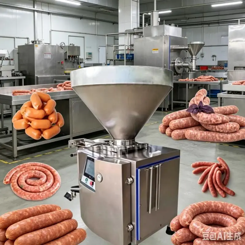 Volume Sausage Filling System with Pneumatic Drive for Meat Shops Pneumatic Quantitative Sausage Filling Machine Customized