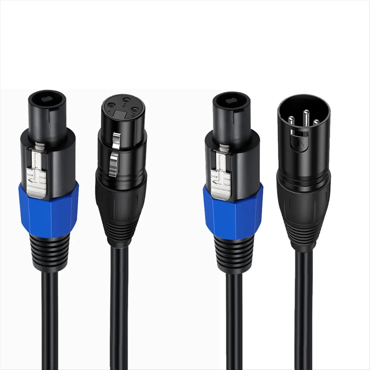ABJV Speakon Male to XLR Female Speakon Male to XLR Female Audio Extension Cable - Pro DJ PA Gig Stage Microphone