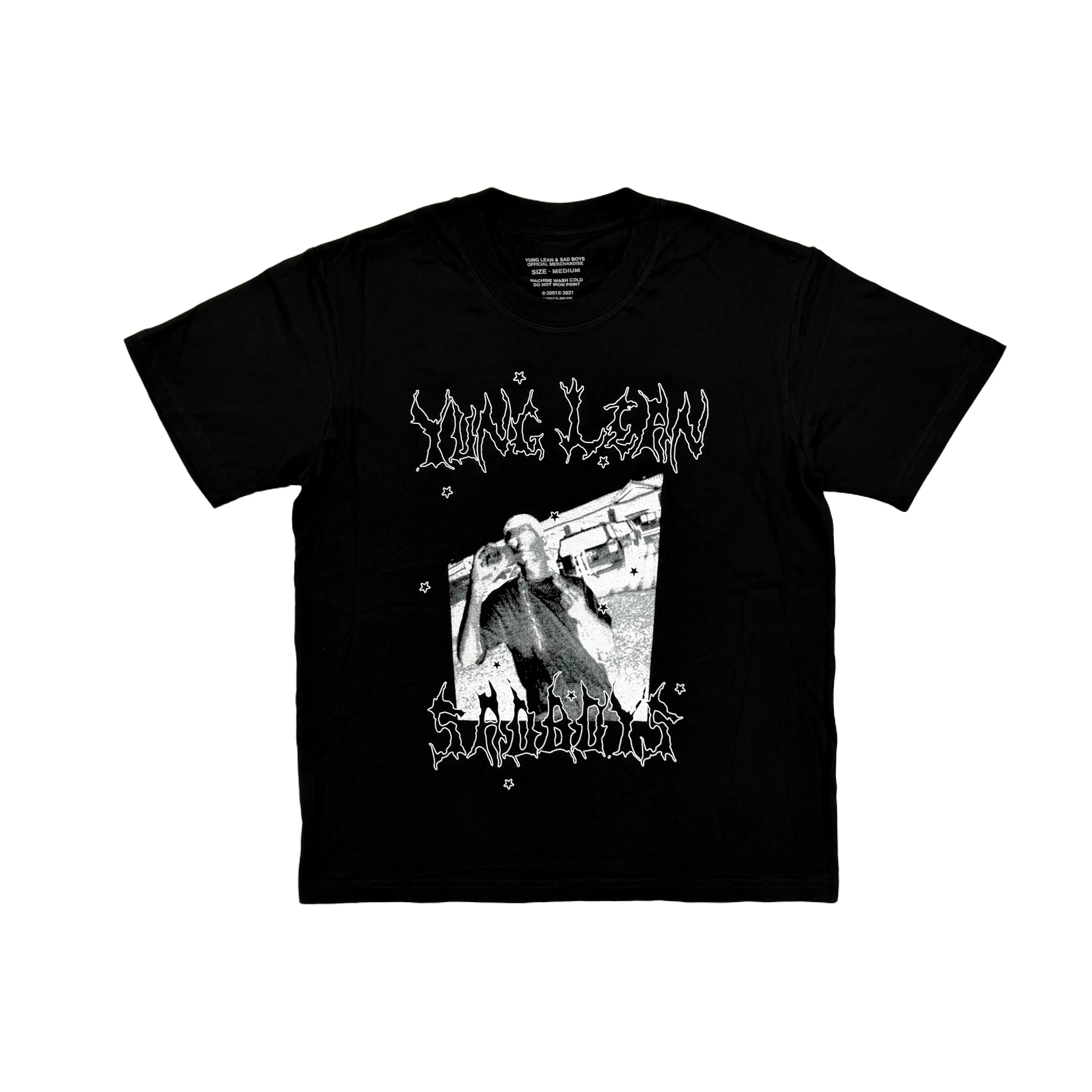 New Men Yung Lean Cloud Rap Melancholy Negative T Shirts T-Shirt Hip Hop Skateboard Street Cotton T-Shirts Tee Top US size E28