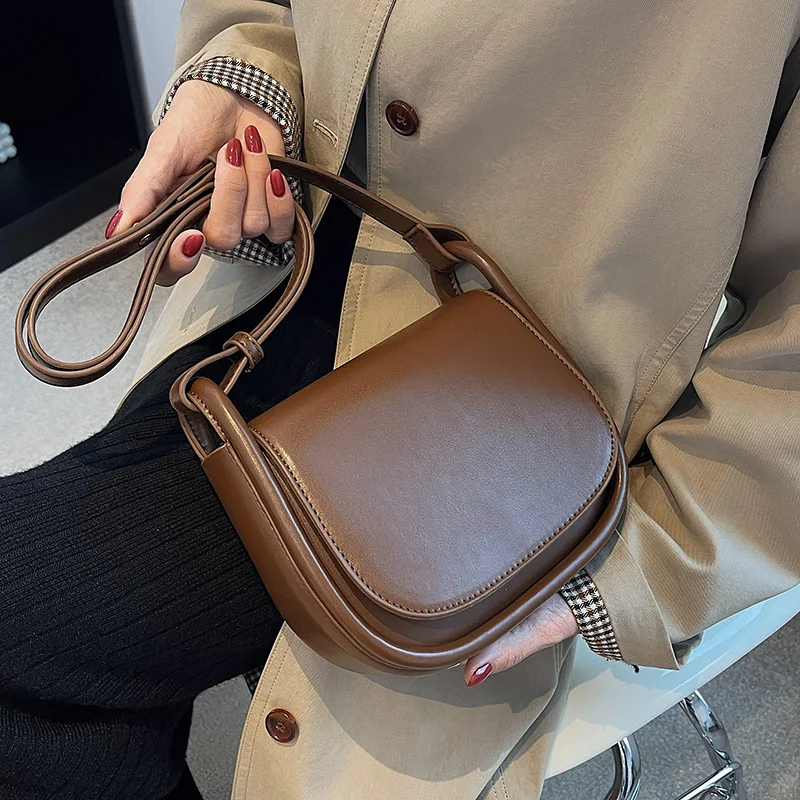 2023 Winter Brand PU Leather Women\'s Designer Underarm Handbag Short Handle Luxury Brand The Latest Shoulder Crossbody Bags