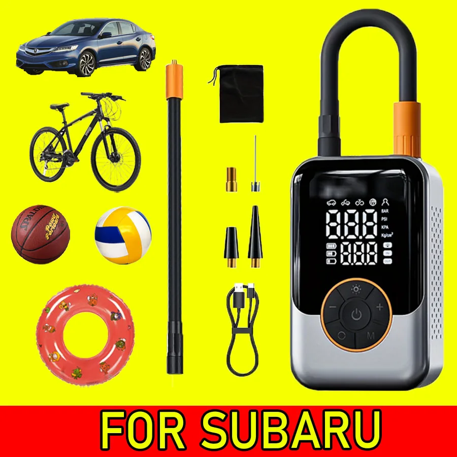 

FOR SUBARU Portable Wireless Car Inflation Pump Quick Charging Intelligent Digital Tire Pressure Detection Inflator