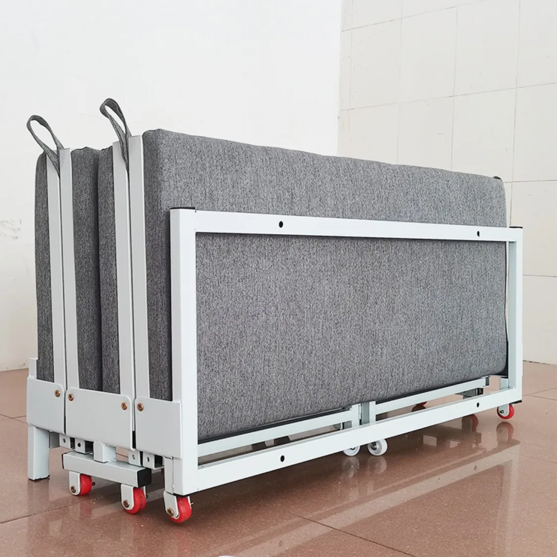 

Invisible bed wardrobe integrated multi-functional small apartment home balcony bedroom embedded telescopic hidden folding bed