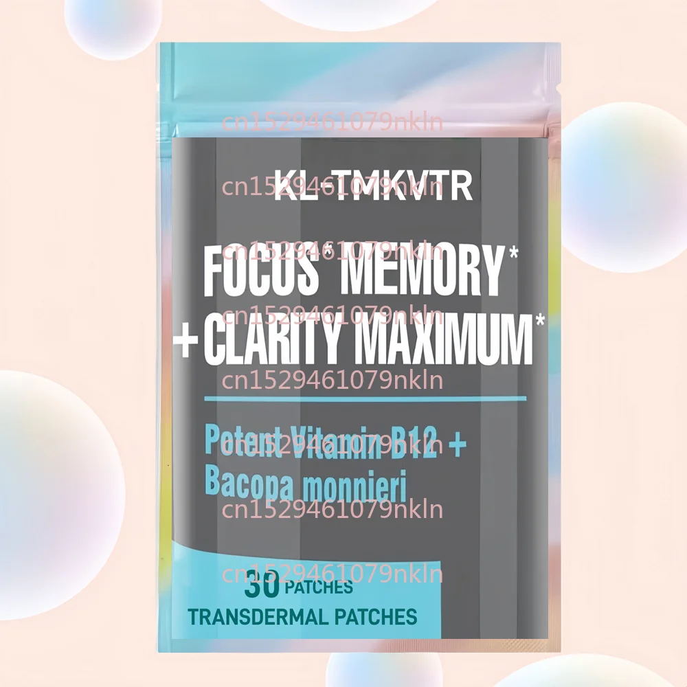 

30 Patches Brain Booster Transdermal Patches for Focus, Memory, Clarity, Energy