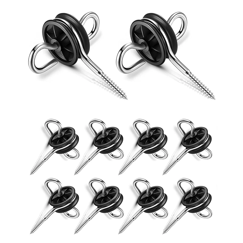 10Pcs Electric Fence Gate Handle Anchor Electric Fence Insulators Fence Wire Insulators For Electric Fence Wood Post