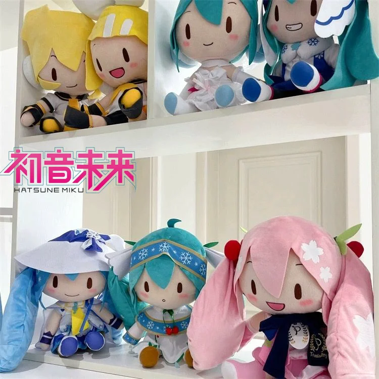 

Новый оригинальный аниме Sega Vocaloid Hatsune Miku Toys Miku Fufu 2023 Maneki Neko 40 см Коллекция мультфильмов для девочек Подарочная игрушка