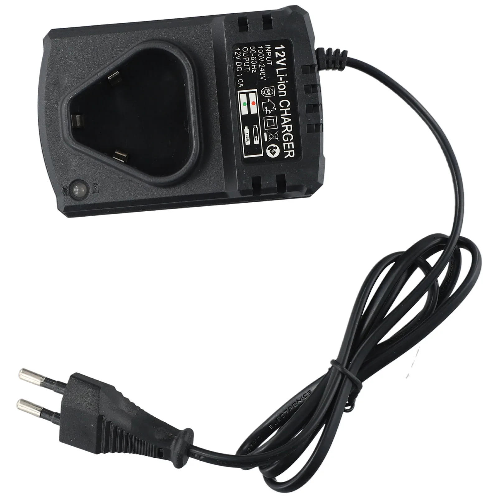 1pc Li-ion Rechargeable Charger 12V PVC DC US EU Power Source Support 110-240V 1000mm Wire For Electrical Drill Power Tools