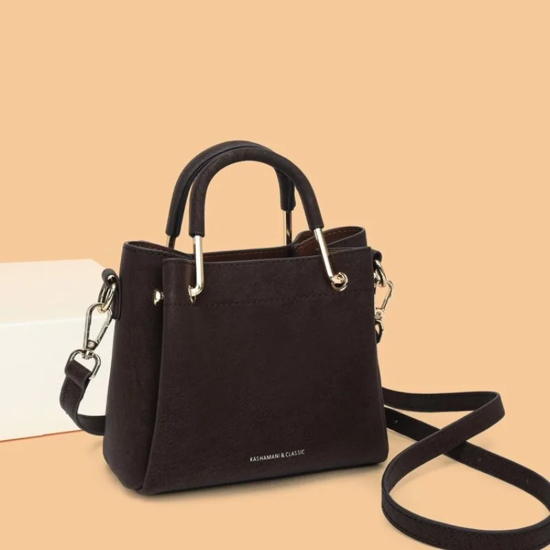 

Original Vintage Leather Diaper Bag Stylish Classic Designer Purse High-End Trendy Shoulder Bag For Women Leisure