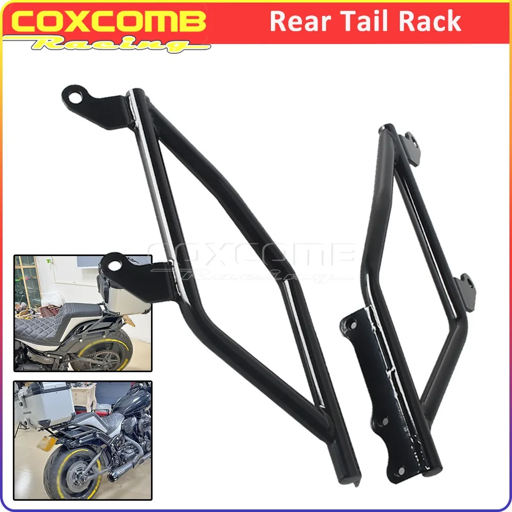 

Rear Tail Rack Luggage Holder Bracket For Harley Softail Low Rider S ST FXLR FXLRS FXLRST Motorcycle Top Case Carrier Shelf Iron