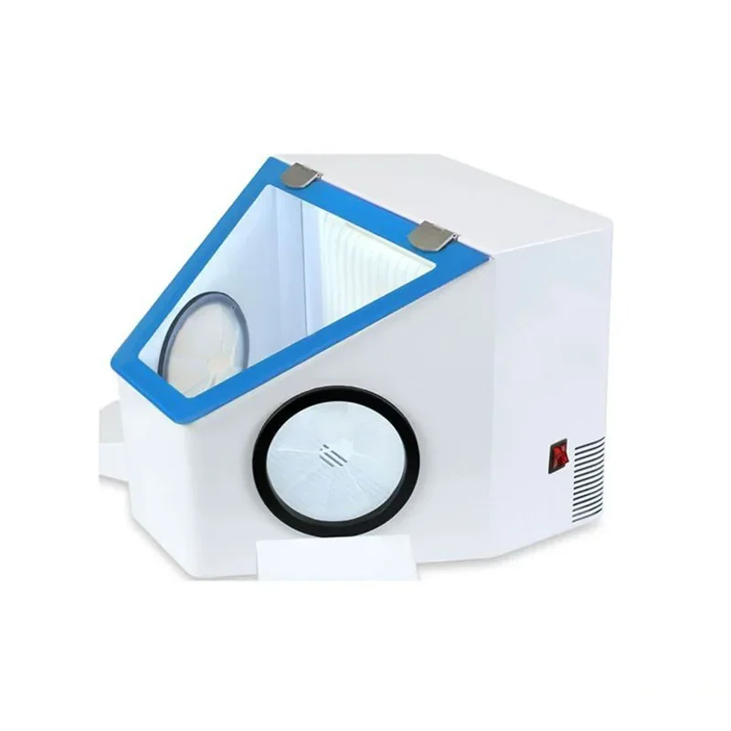 Dental Lab Clinic Dust Collector Vacuum Dust Extractor Box Lapping Protector Sandblasting ProtectorDust  Engraving operation box