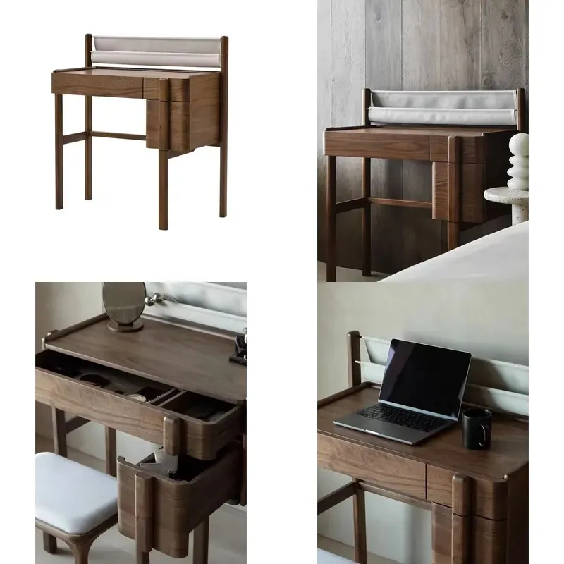 Modern Simple Solid Wood Dresser Bedroom Integrated Design Premium Sensory with Storage Drawer