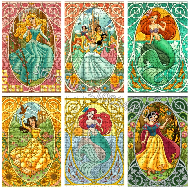 

Disney Princess Creative Jigsaw Puzzles Cinderella Snow White The Little Mermaid Puzzle Diy Imagine Assembly Educational Toys