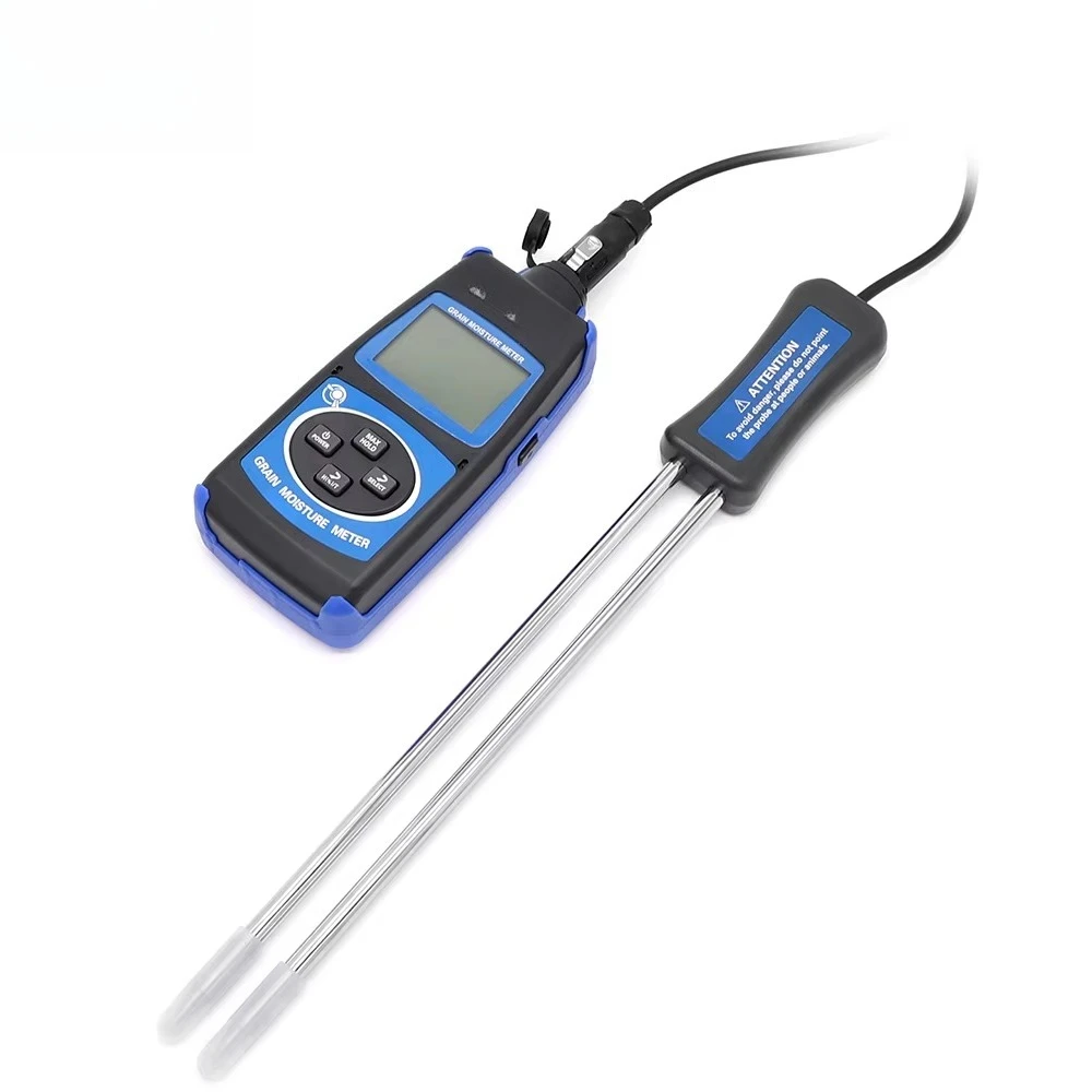 MD7822 Digital Moisture Meter for Grains and Paddy Rice Grain Tester Portable Agricultural Grain Moisture Testing Meter