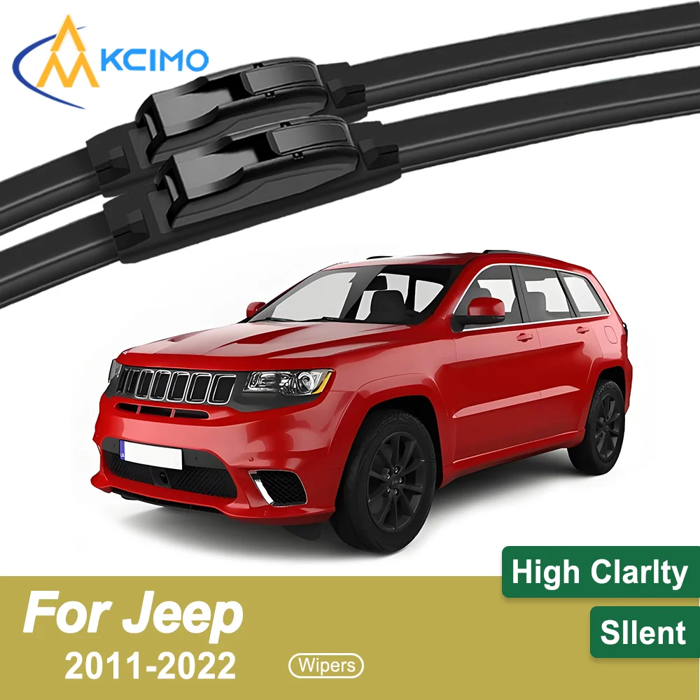 

2-Pack Superior Wiper Blades for Jeep Grand Cherokee WK2 2011-2022 All-Season Durable Quiet Wiping Uninterrupted Visibility