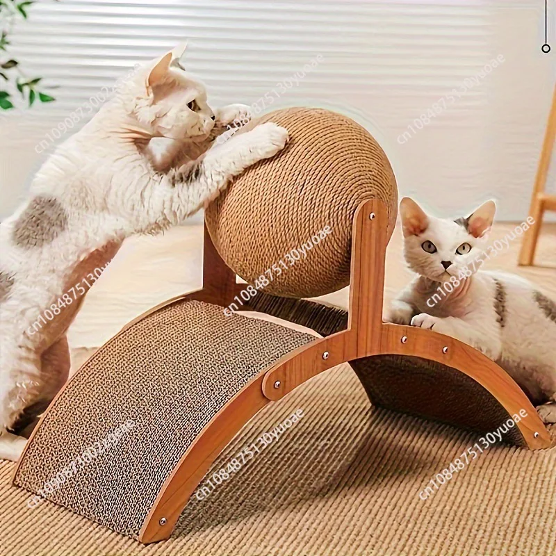 2026 autumn and winter cross-border foreign trade new wear-resistant cat catching ball toy vertical cat climbing frame