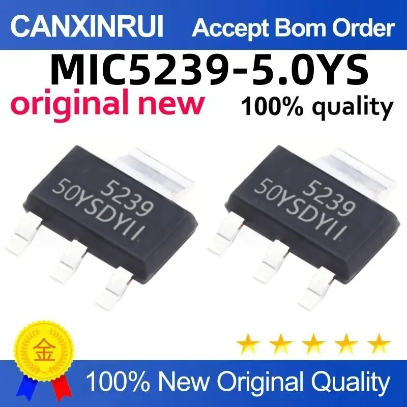 (10-300piezas)Brand new original MIC5239-5.0YS TR power management chip 5239-50YS SOT-223