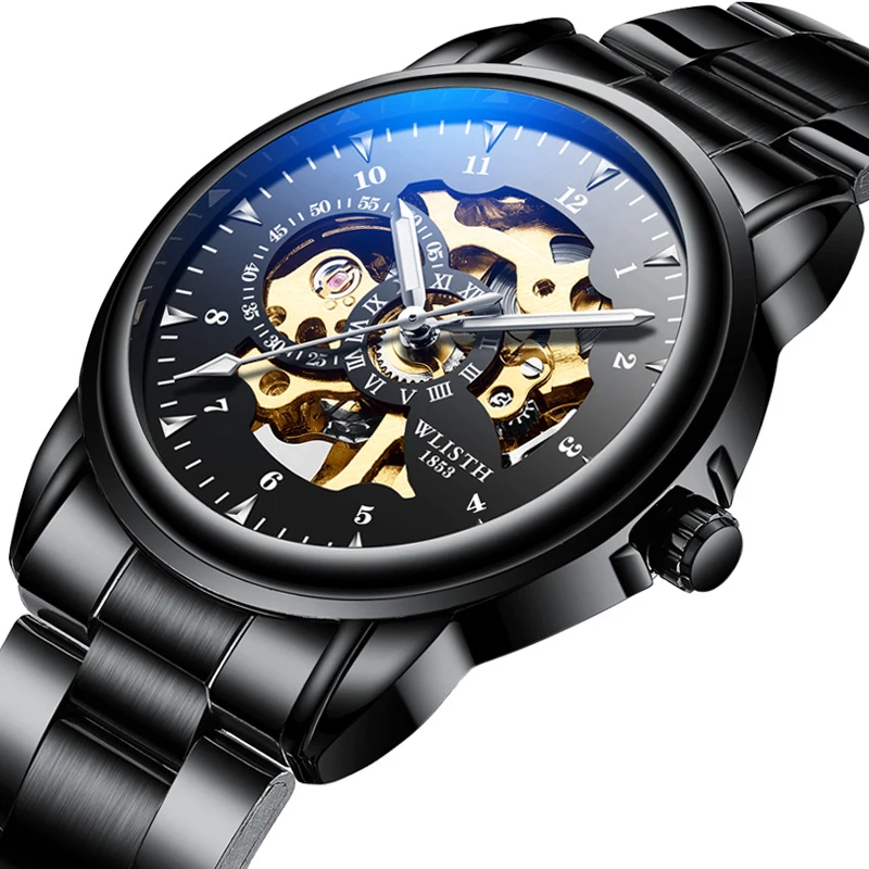 Man Watch Original Watch Machinery Men 's Watches Luxury Hollowing Watches For Men Waterproof Automatic Watch Mens Gifts