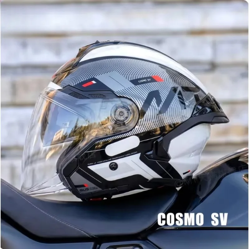 DOT ECE MT Motorcycle Helmet Double Visor Helmets MT Cascos Para Moto EU Size Casco Women Scooter Casque Moto Blue Cosmo SV JET