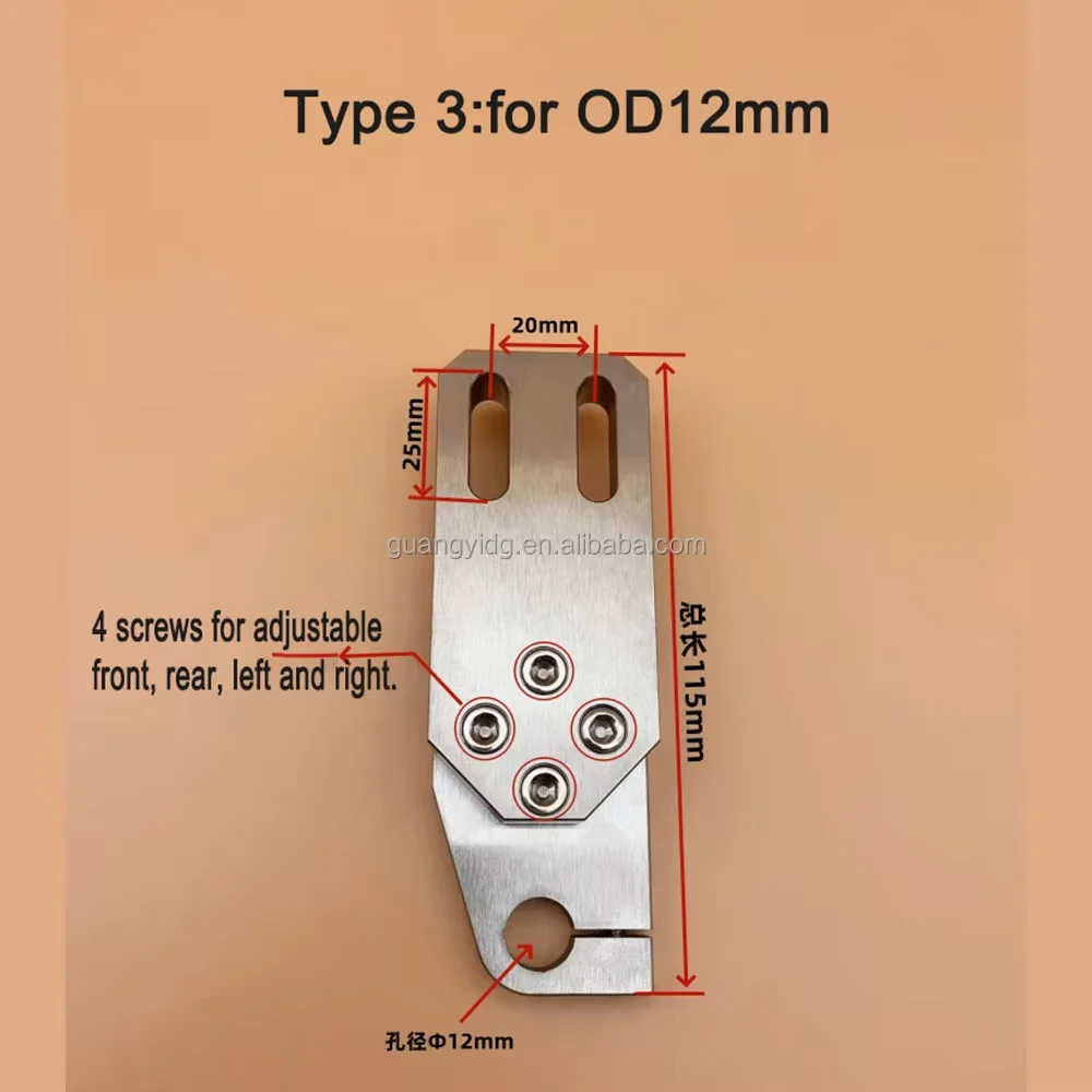 EDM Ceramic Pipe Guide Fitment Holder Electrode Tube Guide Fixed Plate for CNC Drilling Hole Machine