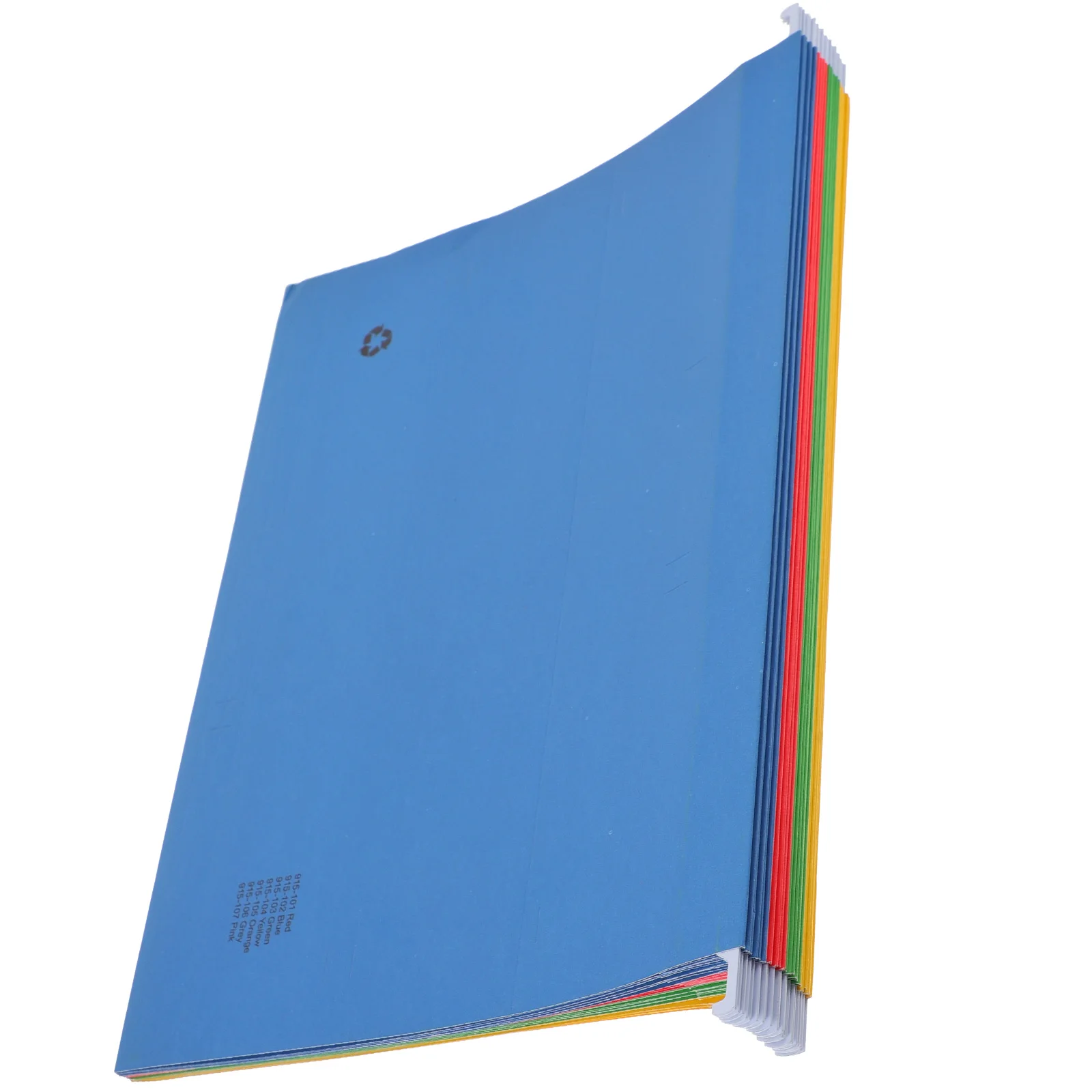 

12pcs Metal Hanging File Folders Colorful Receipts Organizer Portable Document Holder Office Supplies File Organizer Thickened
