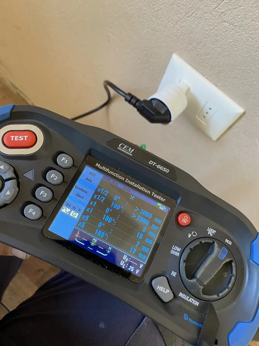 CEM DT-6650 Multi-function Instrument with Factroy Calibration Certification Low OHM ,Continuity ,LOOP Resistance, RCD Testing