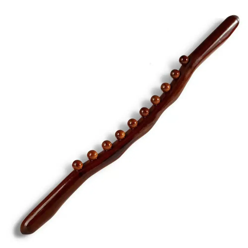 

Universal Handheld Massage Stick Relieve Stress Muscle Relaxing Relax Therapy Tool Wood Dredging Meridians Scraping Stick Men