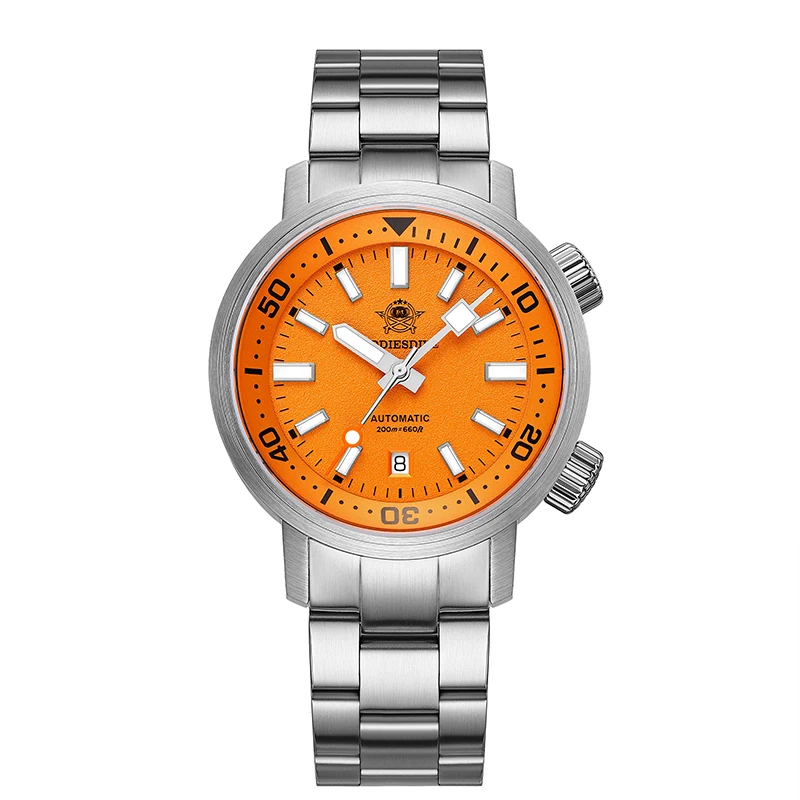 Addiesdive Nieuwe AD2541 Mannen Horloge 200M Waterdicht Saffierkristal BGW9 Lichtgevende 316L Roestvrij Staal Automatische Mechanische Horloge